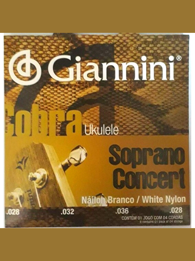 cuerdas para ukulele soprano/concierto paganini