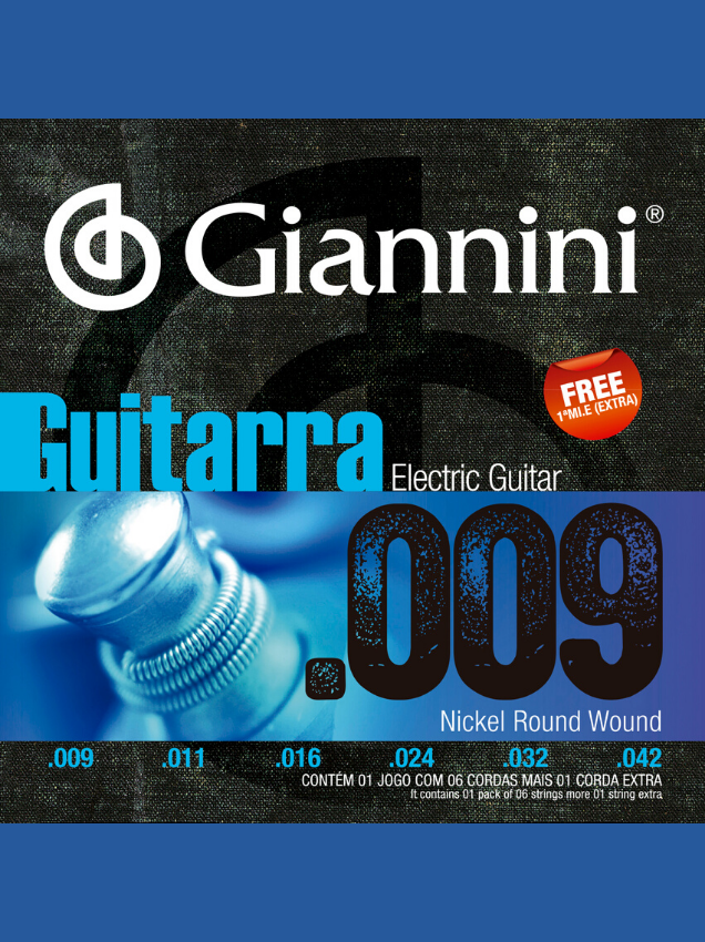 Cuerdas Para Guitarra Eléctrica 009 Giannini