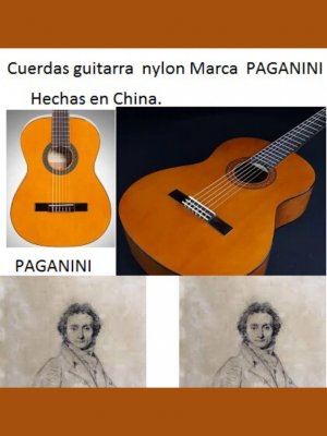 cuerdas de nylon para guitarra paganini